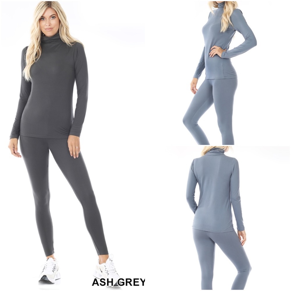 Ash grey two piece Pant & Top set